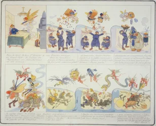 1ère Guerre Mondiale / Noël 1916 / caricature française