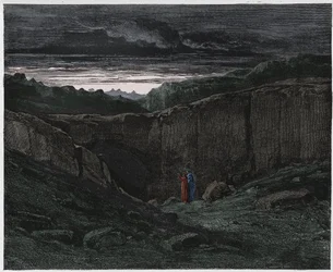 Enfer, chant 3 : Virgile et Dante aux portes de l
