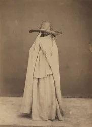 Femme algérienne, fin des années 1850