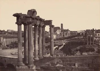 Rome, Vue Prise au Forum,1858-1859 (photo)