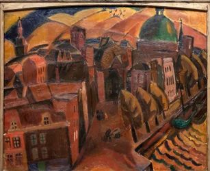 Église au dôme vert