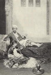 Dans le harem (gravure)