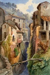 Lucca, Toscane, Italie, 1850