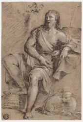 Saint Jean-Baptiste ou Christ le Bon Pasteur