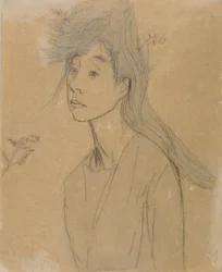 Ophélie : Portrait Imagine, vers 1910