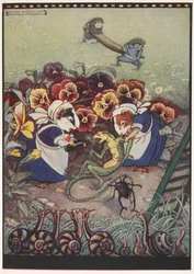 Illustration de deux cochons d
