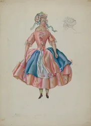 Poupée en costume