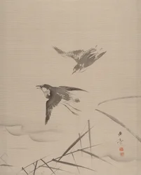 Petits oiseaux et bambou