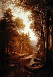 Un ruisseau de prairie, comté d