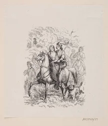 Illustration pour "Les Cygnes sauvages" dans H.C. Andersen, "Contes et histoires", Tome 1