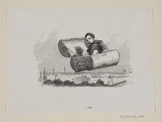 Illustration pour "La malle volante" dans H.C. Andersen, "Contes et histoires", Tome 1