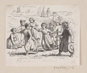 Illustration de "Fra et Vindue i Vartou" dans H.C. Andersen, "Contes et Histoires", Tome 2