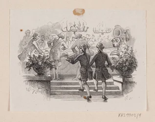 Illustration pour "Le Briquet" dans H.C. Andersen, "Contes et histoires", Tome 1