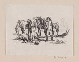 Illustration de "Le Petit Claus et le Grand Claus" dans H.C. Andersen, "Contes et Histoires", Tome 1