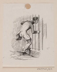 Illustration pour "Les Galoshes du bonheur" dans H.C. Andersen, "Contes et Histoires", Tome 1