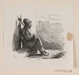 Illustration pour "Les Galoshes de la Fortune" dans H.C. Andersen, "Contes et histoires", Tome 1