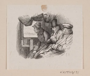 Illustration pour "Les Galoshes du bonheur" dans H.C. Andersen, "Contes et histoires", Tome 1
