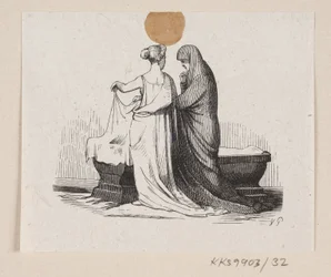 Illustration pour "Les Galoshes du bonheur" dans H.C. Andersen, "Contes et histoires", Tome 1