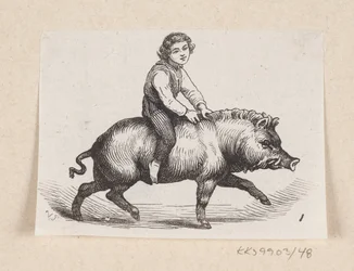 Illustration de "Le Porc-épic" dans H.C. Andersen, "Contes et Histoires", Tome 1