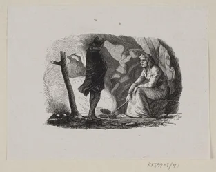 Illustration de "Le Jardin du Paradis" dans H.C. Andersen, "Contes et Histoires", Tome 1