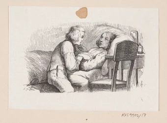 Illustration pour "Le compagnon de voyage" dans H.C. Andersen, "Contes et Histoires", Tome 1