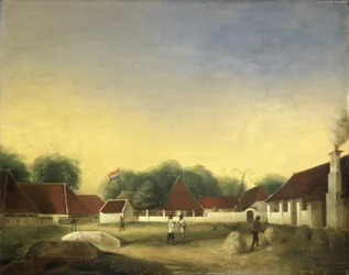 Une usine de sucre (?) à Java
