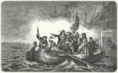 Armée de Frédéric-Guillaume, Électeur de Brandebourg, débarquant sur l