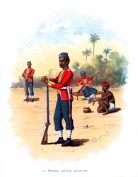 11e infanterie indigène du Bengale, vers 1890