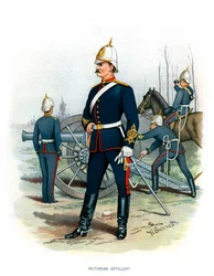 Artillerie victorienne, vers 1890