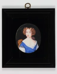 Lady Catherine Cavendish (aquarelle sur vélin)