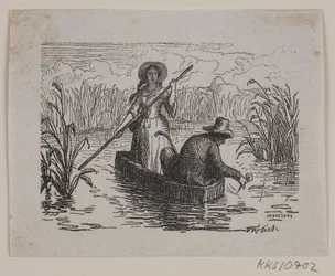 Illustration pour T. A. Becker, "Ringen på Hastrup"