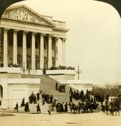 Arrivée au Capitole...Inauguration de Roosevelt, Washington, 1905