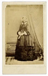 Carte-de-visite de Florence Nightingale, vers 1858