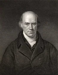 Davies Gilbert, Président de la Royal Society, gravé par J. Thompson, de 
