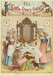 Thé de cinq heures (chromolithographie)