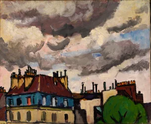 Toits et nuages, Paris