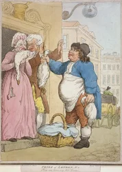 Achetez mon oie, mon oie grasse, planche II des Cris de Londres