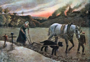 La Femme aux Champs, 1915