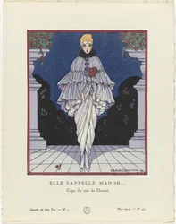 Gazette du Bon Ton, 1914 - No. 5, Pl. 45: Elle s