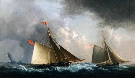 Course de yachts à voiles