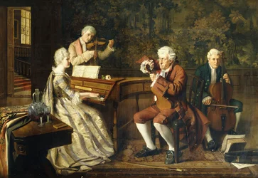 Les musiciens, 1884