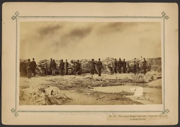 Deux sections, batterie Henry - obusiers de 12 livres en deuxième parallèle