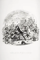 Illustration pour Nicholas Nickleby de Charles Dickens