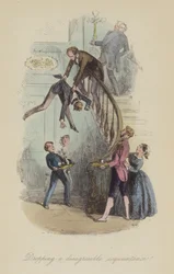 Illustration pour Lewis Arundel ou Le chemin de fer de la vie par Frank E Smedley (gravure en couleur)