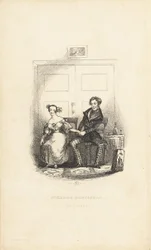 Frontispice de The Strange Gentleman: A Comic Burletta, par Charles Dickens (1812-70)