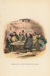 Illustration pour Les Papiers de Pickwick