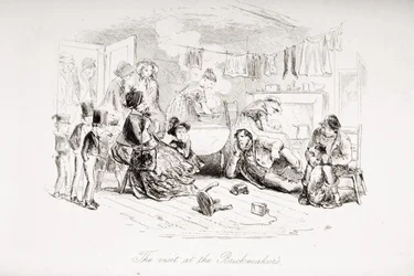 La visite chez le briquetier, illustration de 