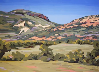 Hermosa View, vers 2024 (huile sur toile)