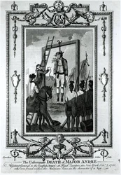 La mort malheureuse du Major André, Adjudant Général de l