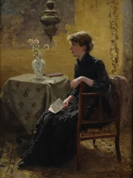 Dame en noir, 1889